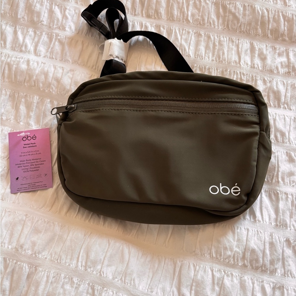 Obé Olive Green Crossbody/Waist Bag